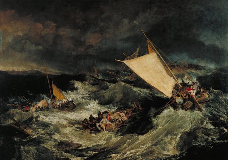 Joseph Mallord William Turner The Shipwreck (mk31) Spain oil painting art